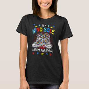 Sei eine freundliche Seele Autism Awareness Puzzle T-Shirt