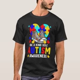 Sei eine freundliche Seele Autism Awareness Puzzle T-Shirt