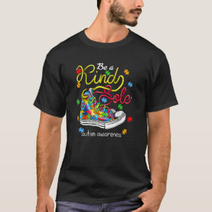 Sei eine freundliche Seele Autism Awareness Puzzle T-Shirt