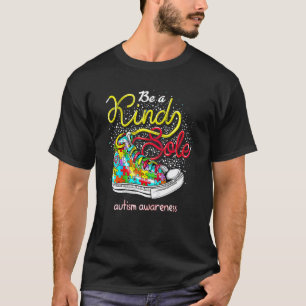 Sei eine freundliche Seele Autism Awareness Puzzle T-Shirt