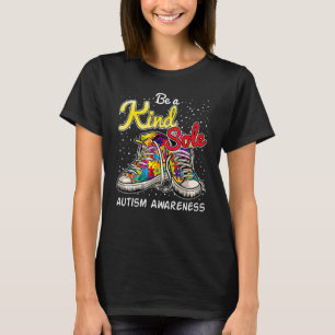Sei eine freundliche Seele Autism Awareness Puzzle T-Shirt