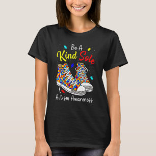 Sei eine freundliche Seele Autism Awareness Regenb T-Shirt