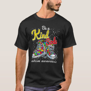 Sei eine freundliche Seele Autism Awareness Regenb T-Shirt