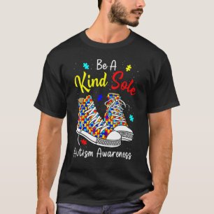 Sei eine freundliche Seele Autism Awareness Regenb T-Shirt