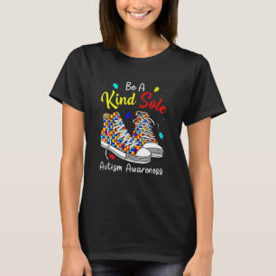 Sei eine freundliche Seele Autism Awareness Regenb T-Shirt