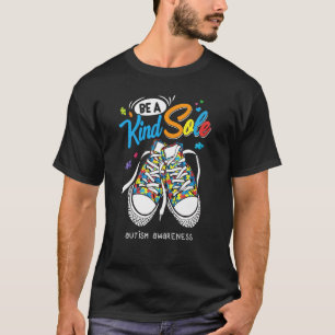Sei eine freundliche Seele Autism Awareness Regenb T-Shirt