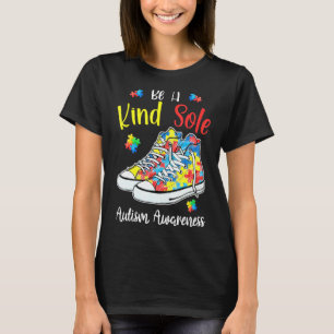 Sei eine freundliche Seele Autism Awareness Regenb T-Shirt