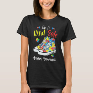 Sei eine freundliche Seele Autism Awareness Regenb T-Shirt