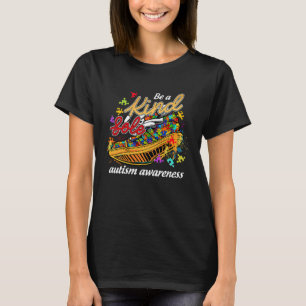 Sei eine freundliche Seele Autism Awareness Regenb T-Shirt
