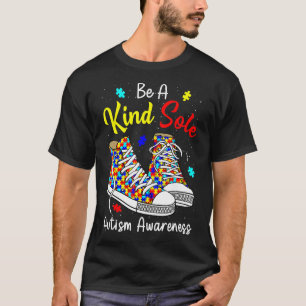Sei eine freundliche Seele Autism Awareness Regenb T-Shirt