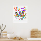 Sei eine freundliche Seele - Bewusstsein für Autis Poster (Küche)
