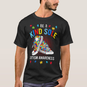 Sei eine freundliche Seele Süßes Autismus-Bewussts T-Shirt