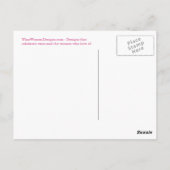 Sei eine Göttin, habe eine Mammogramm-Weingöttin B Postkarte (Rückseite)