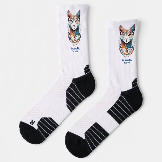 Sei eine Katze Socken (Links)