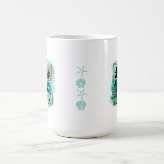 Sei eine Meerjungfrau Kaffeetasse (Mittel)