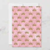 Sei eine Meerjungfrau und mach Waves Girls Baby Du Einladung (Rückseite)