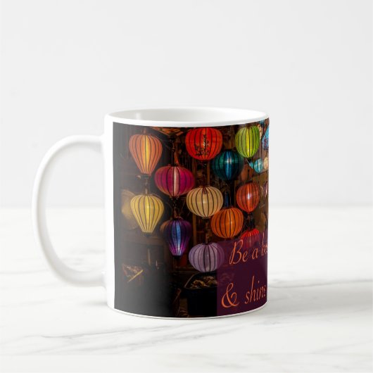 Sei eine schöne helle 11-oz-Tasse Kaffeetasse (Links)