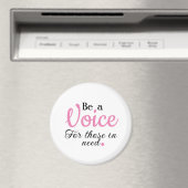 "Sei eine Stimme für die Bedürftigen" Magnet (In Situ (Geschirrspüler))