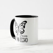 Sei eine Stimme, nicht ein Echo Tasse (Vorderseite Links)