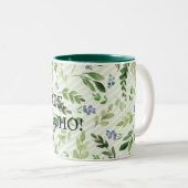 Sei eine STIMME, nicht und ECHO! Zweifarbige Tasse (VorderseiteRechts)