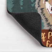 Sei eine Stimme - Wolf-Schutz und Freiheit Mousepad (Ecke)