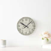 Sei eine Vintage-Uhr Runde Wanduhr (Zuhause)