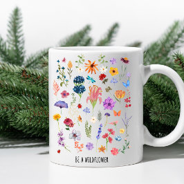 Sei eine Wildblume - florale Inspiration Tasse
