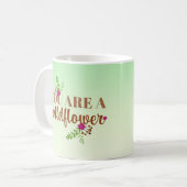Sei eine Wildblume Kaffeetasse (Vorderseite Links)