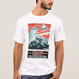 Sei einer der Ersten, der hilft (US00268) T-Shirt