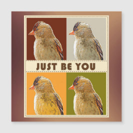 Sei einfach du - Ermutigungskarte Magnetkarte