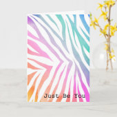 Sei einfach du karte (Gelbe Blume)