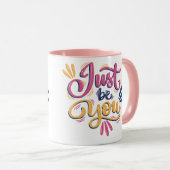 Sei einfach du moderne Coffee Tasse (VorderseiteRechts)