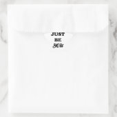 Sei einfach du Stern-Aufkleber (Tasche)