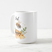 Sei einfach glücklich kaffeetasse (Vorderseite Links)