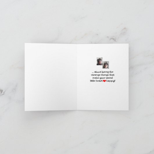 Sei einfach glücklich karte (Innenseite)