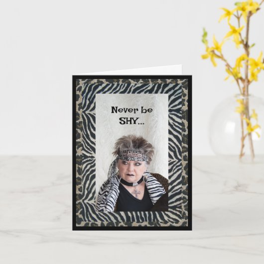 Sei einfach glücklich karte (Gelbe Blume)