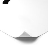 Sei einfach glücklich poster (Ecke)