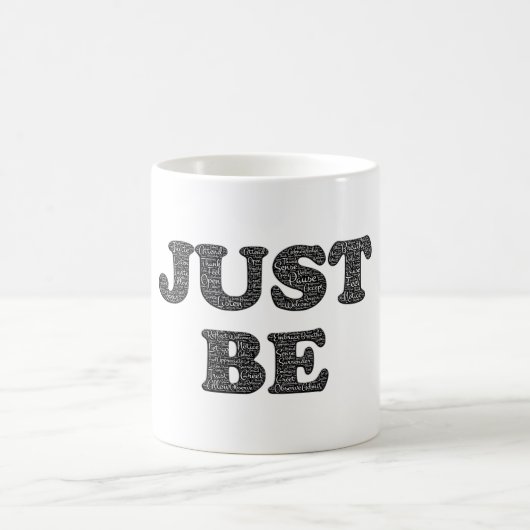 Sei einfach. Motivation Kaffeetasse (Mittel)