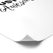 Sei einfach phantastisch, Pro-Life-Zitate Poster (Ecke)