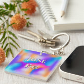 Sei einfach Schlüsselanhänger (Vorderseite rechts)