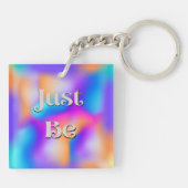 Sei einfach Schlüsselanhänger (Rückseite)