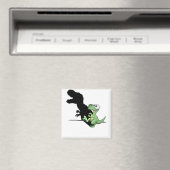 Sei einfach, was Dinosaur T-Rex Funny Dino Geschen Magnet (In Situ (Geschirrspüler))