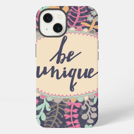 Sei einzigartig iPhone hülle (Rückseite)