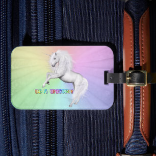 Sei einzigartig, sei ein Einhorn Gepäckanhänger