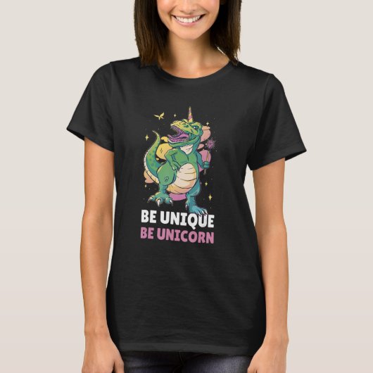 Sei einzigartig sein Einhorn 4 T-Shirt (Vorderseite)