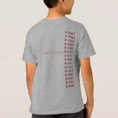 Sei einzigartig T-Shirt (Rückseite)