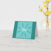 Sei erstaunlich karte (Gelbe Blume)