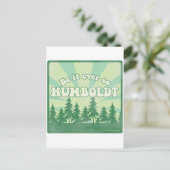 Sei es je so Humboldt Postkarte (Stehend Vorderseite)
