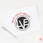 Sei es Live gibt es ihm Aufkleber (Umschlag)