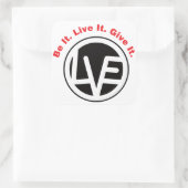 Sei es Live gibt es ihm Aufkleber (Tasche)